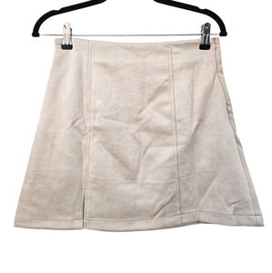NWT Cupshe Mini Skirt In Beige Size S